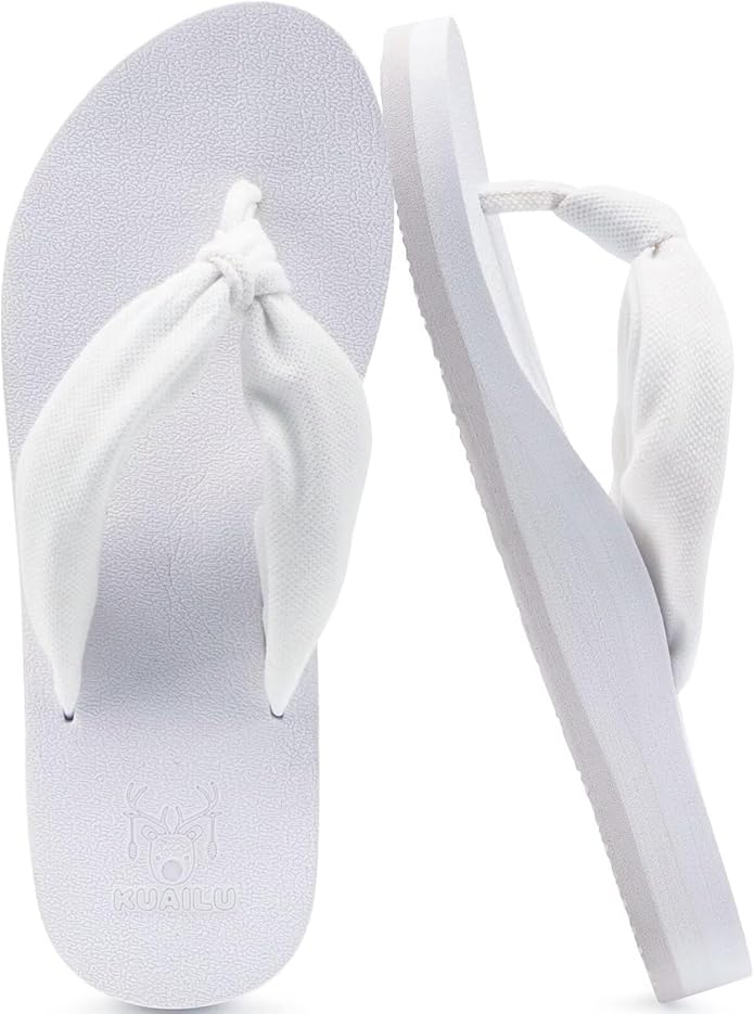 KuaiLu Flip Flops for Women by KuaiLu