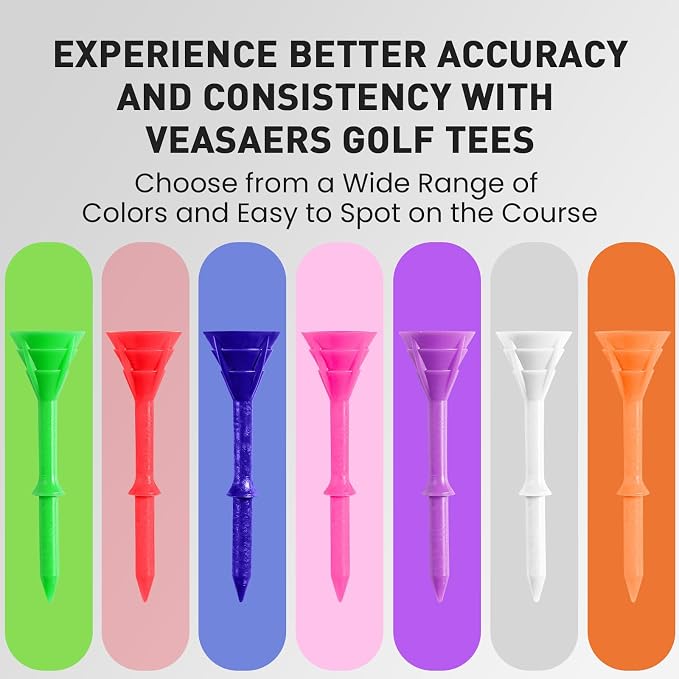 Golf Tees Plastic 3 1/4 inch Unbreakable 30 Pack - Image 6