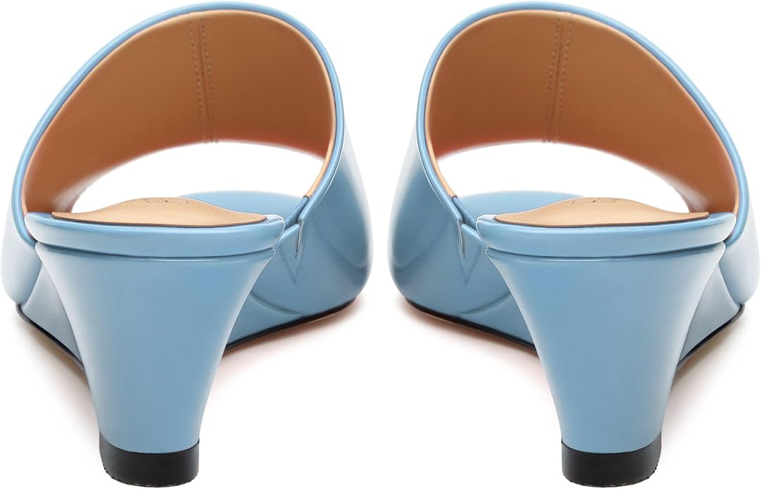 Wedge Sandals for Women Open Toe Wedge Heels Womens Matte High Heel Sandal - Image 4