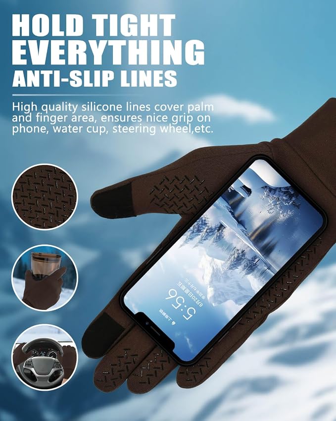 Aegend Lightweight Winter Gloves - Image 3