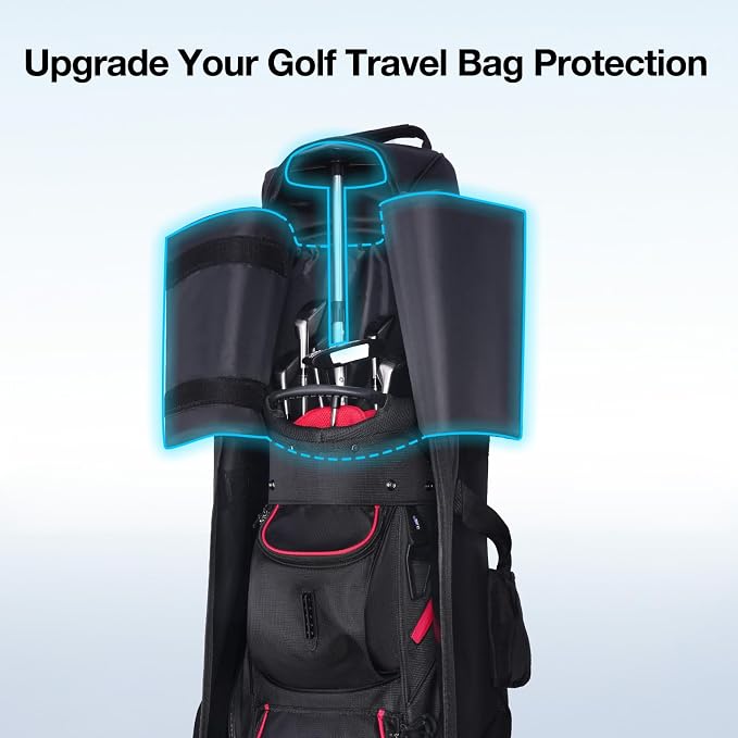 Gofly Golf Travel Bag Support System, Club Protective Pad and Aluminium Alloy - Image 6