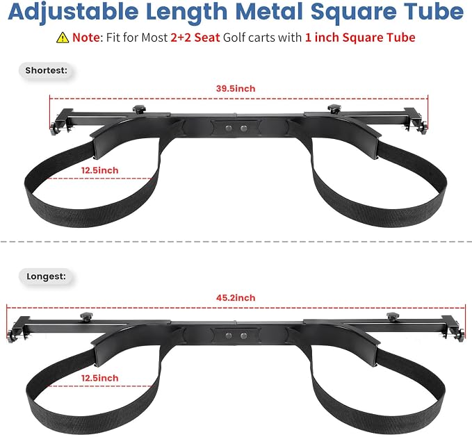 Golf Cart Rear Seat Bag Holder Bracket Attachment - Image 5