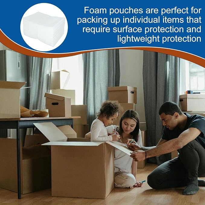 50 Pack Foam Pouches, Cushion Foam Pouch - Image 5