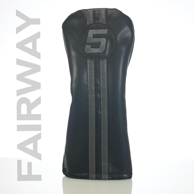 Single Headcover, Easy Slip-On Easy-Off Golf Club Head Cover, Fleece Lined - Image 2