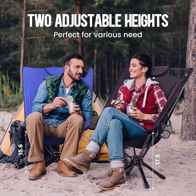 Portable High Back Camping Chair - Image 3