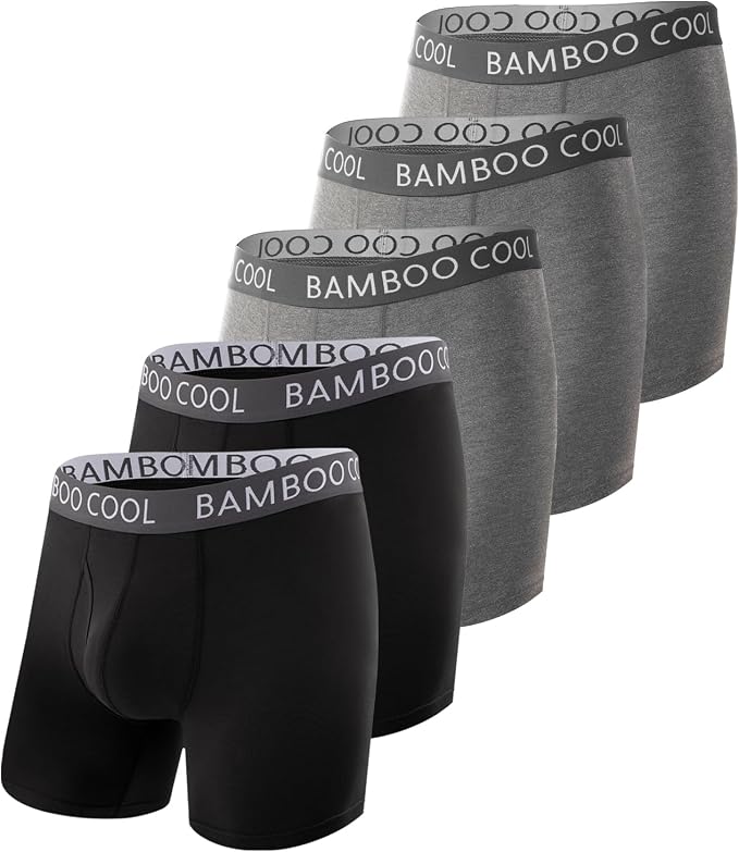 BAMBOO COOL Men's Ultra ComfortSoft Underwear, Moisture Wicking & Breathable No by BAMBOOCOOL