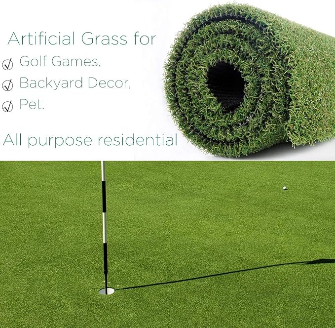Pro Putting Green Golf Artificial Grass Turf 4FTX75FT， Indoor Outdoor Golf - Image 4