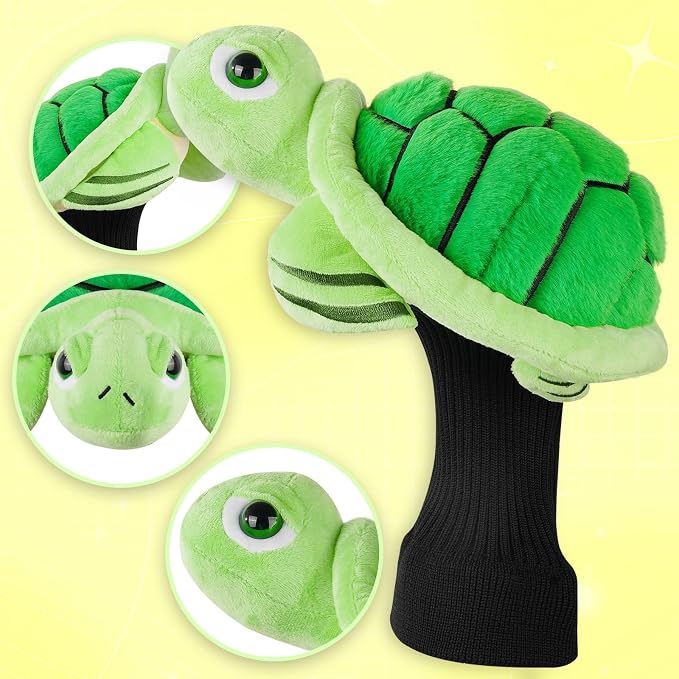 Funny Golf Headcover, Animals Plush Driver Headcover, Golf Club Head Covers Gift - Image 3