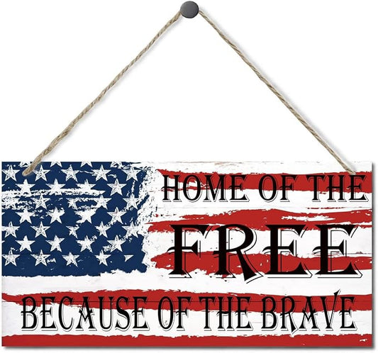 Patriotic Decor July 4th Decor Sign Independence Day Patriotic Labor Day Decor by Unknown