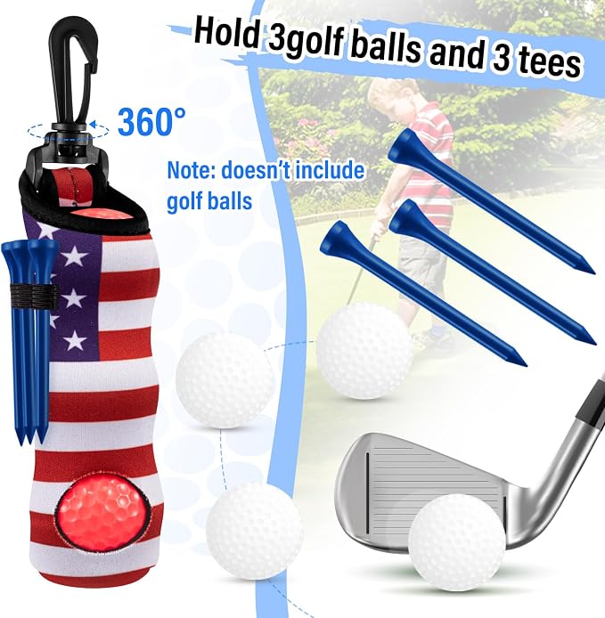 Liliful 12 Pcs Golf Accessories Kit, Include Golf Ball Bag - Image 4