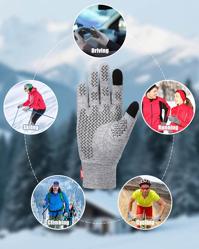 Aegend Lightweight Winter Gloves - Image 5