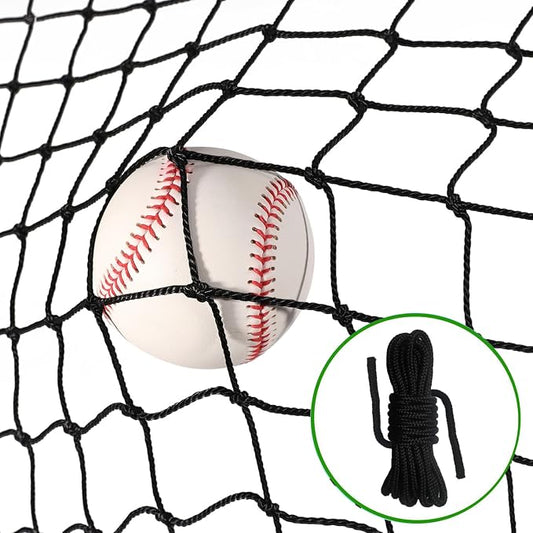 Baseball Softball Backstop Nets, Heavy Duty Sports Netting Barrier #18 Baseball by Wiseek
