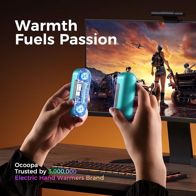 OCOOPA Hand Warmers Rechargeable 2 Pack, Magnetic Electric Handwarmer, 16 Hrs - Image 2
