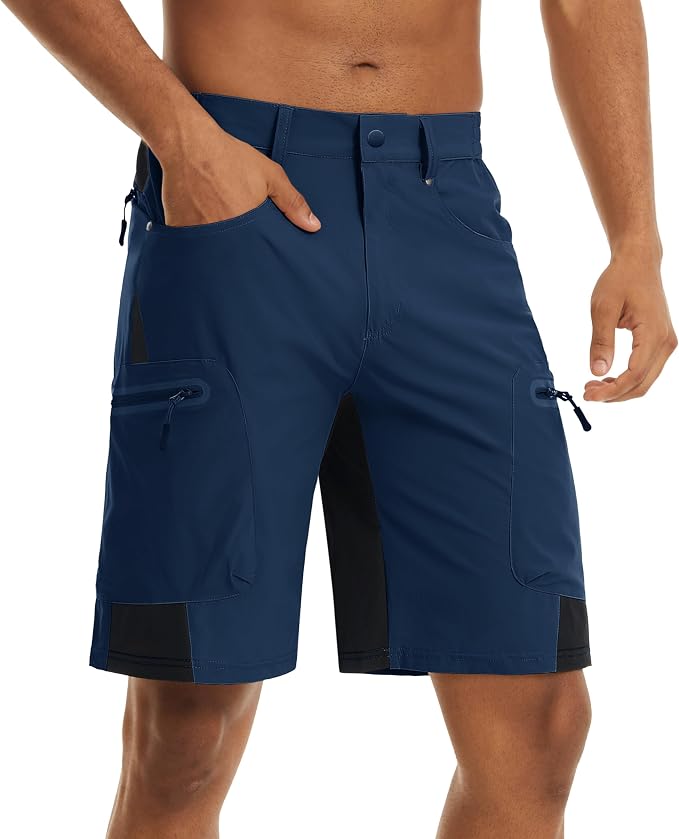 TACVASEN Men's Hiking Cargo Shorts 10" - Image 2