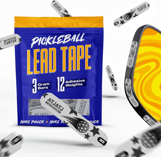 12 Pcs Gray Lead Tape for Pickleball Paddles, 3g per Piece High-Performance Adhesive Tape, Pickleball Paddle Weight Strips, Lead Tape for Golf Clubs, Tennis Rackets Increase Control & Power