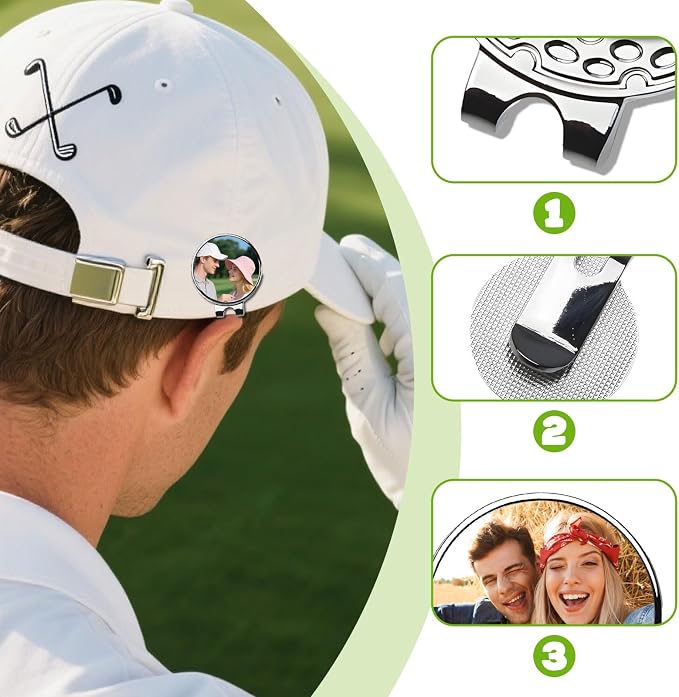 Custom Golf Ball Marker Hat Clip - Image 6