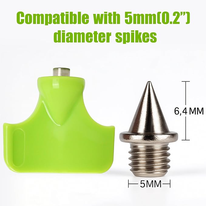 2pcs Spike Wrench Track Tool for Shoes, Steel Sports Shoe Replacement Nail - Image 3