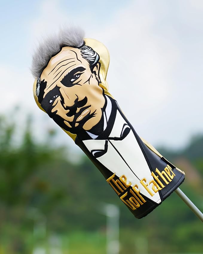 The Golf Father Golf Club Covers, Driver Fairway Hybrid Headcover, Funny Putter - Image 7