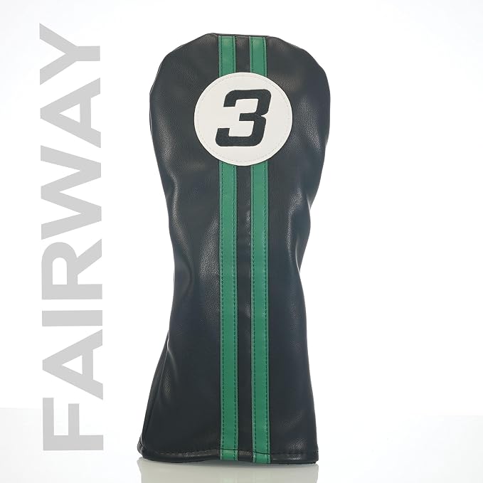 Single Headcover, Easy Slip-On Easy-Off Golf Club Head Cover, Fleece Lined - Image 2