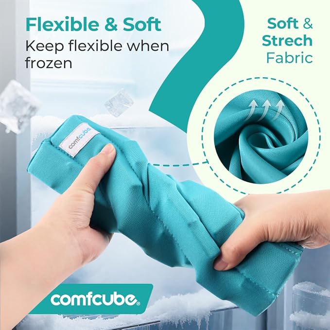 Neck Ice Pack Wrap for Cervical Pain and Cooling, 2 Hours Long Lasting Cold Ice - Image 3