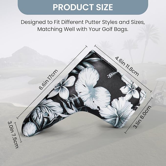 FINGER TEN Golf Blade Putter Cover Premium Synthetic Leather Stylish Design - Image 2