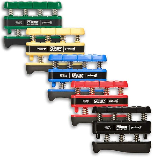 Prohands Gripmaster Hand Exerciser, Finger Exerciser, Spring-Loaded, by PROHANDS