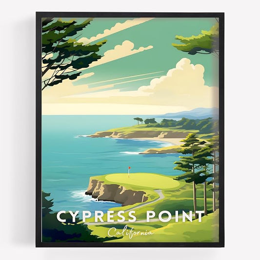 Golf Course Premium Giclee Fine Art Prints by VintBo
