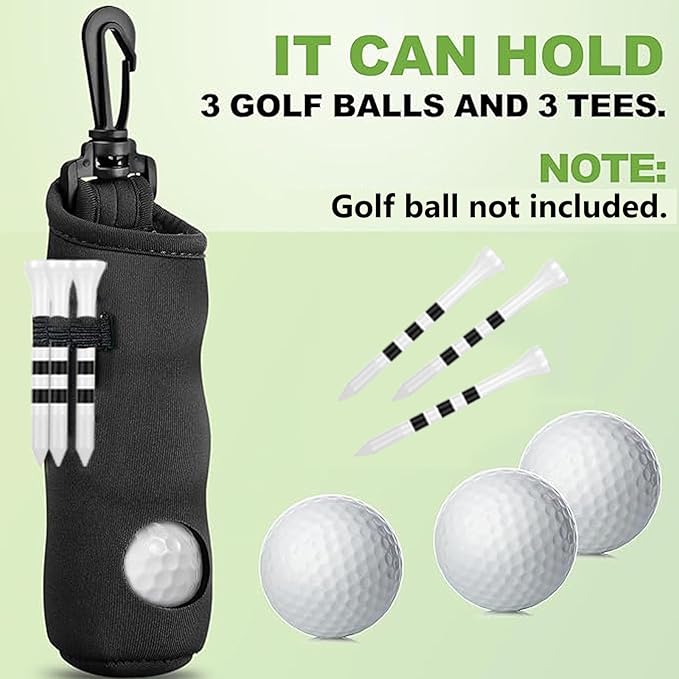 7Pcs Golf Accessories Kit, Include Golf Club Cleaner Towel Ball Bag Divot Tool - Image 6