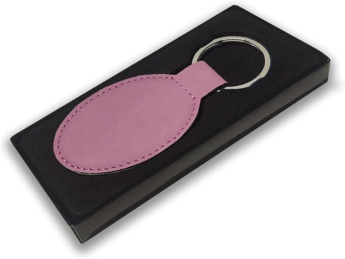 LaserGram Oval Keychain, Golfer Golfing, Personalized Engraving Included - Image 2