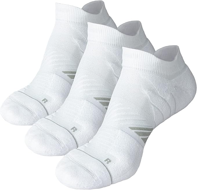 Hylaea No Show Running Athletic Anti-Blister Wicking Coolmax Socks, Seamless by Hylaea