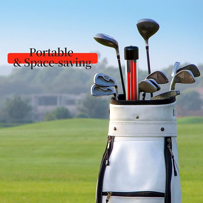 MoKo Golf Alignment Stick, 2 Set Golf Alignment Rods, Posture Corrector - Image 4