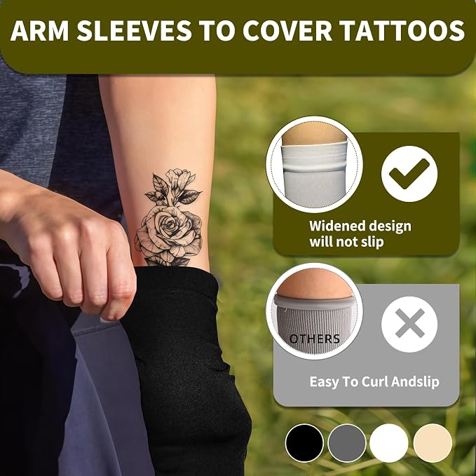 4 Pairs Arm Sleeves to Cover Arms - Image 4
