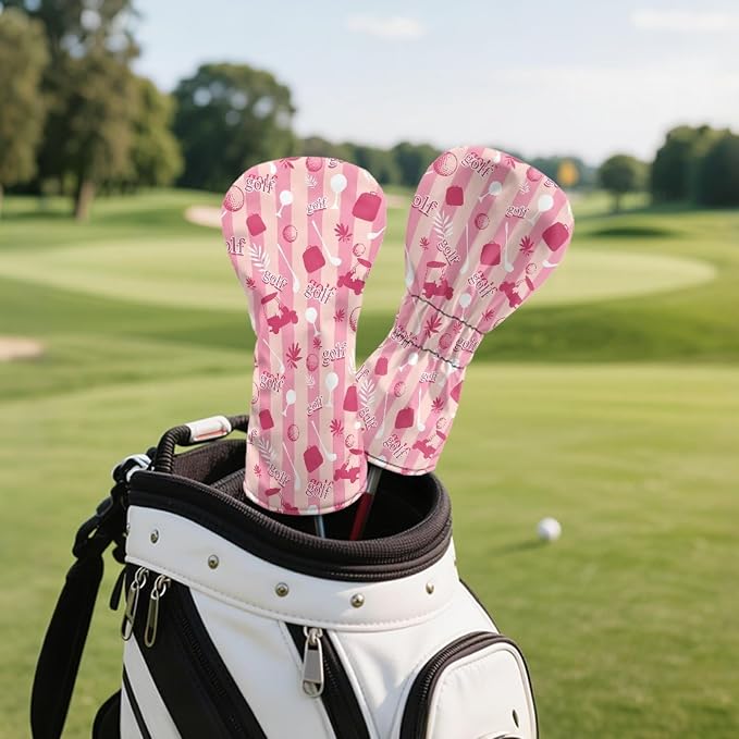 Golf Club Head Covers for Club Protective, Waterproof PU Leather Driver Fairway - Image 5