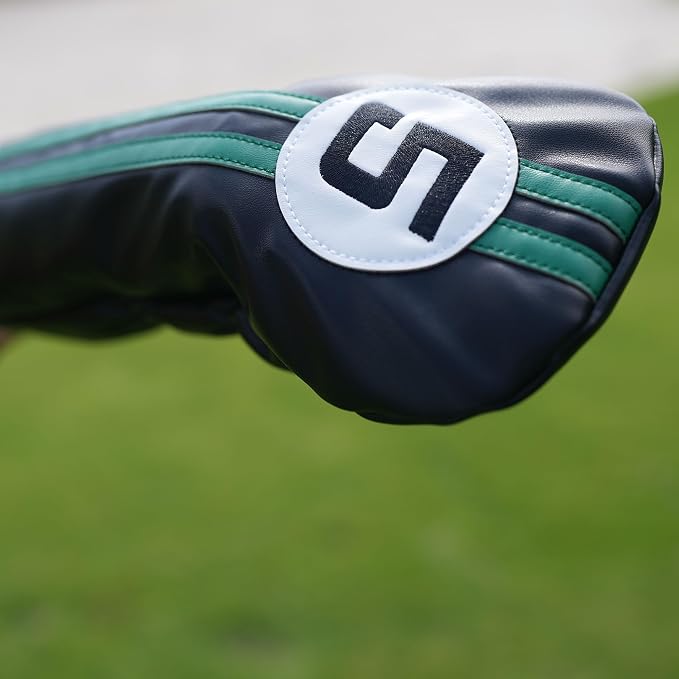 Single Headcover, Easy Slip-On Easy-Off Golf Club Head Cover, Fleece Lined - Image 3