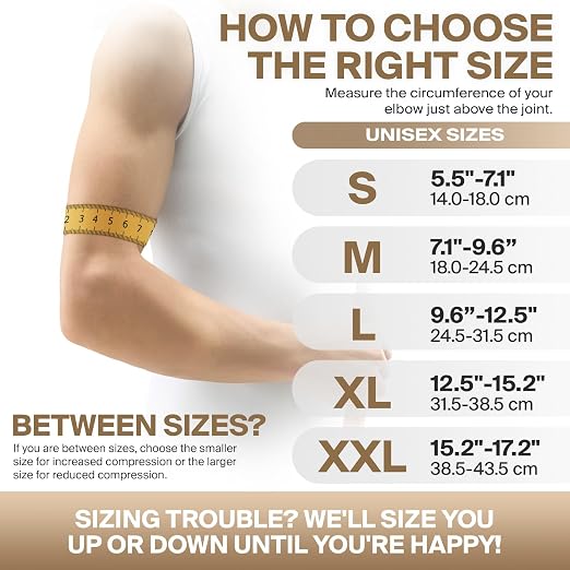DR. BRACE® Elite Elbow Brace Support, Breathable Elbow Compression Sleeve - Image 4