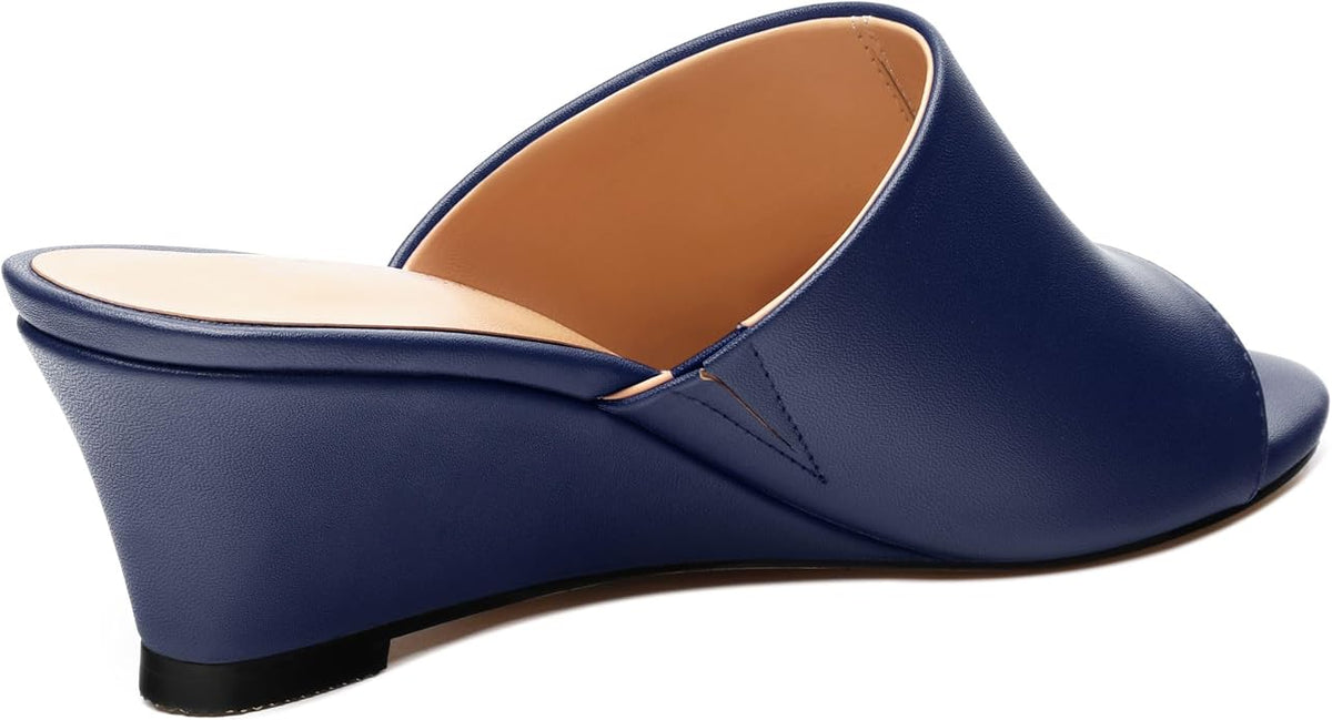Wedge Sandals for Women Open Toe Wedge Heels Womens Matte High Heel Sandal - Image 5