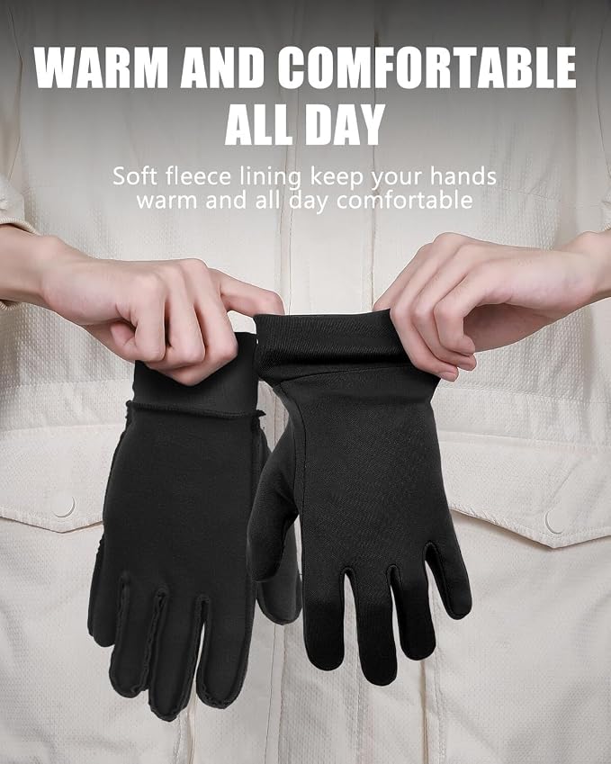 Aegend Lightweight Winter Gloves - Image 6