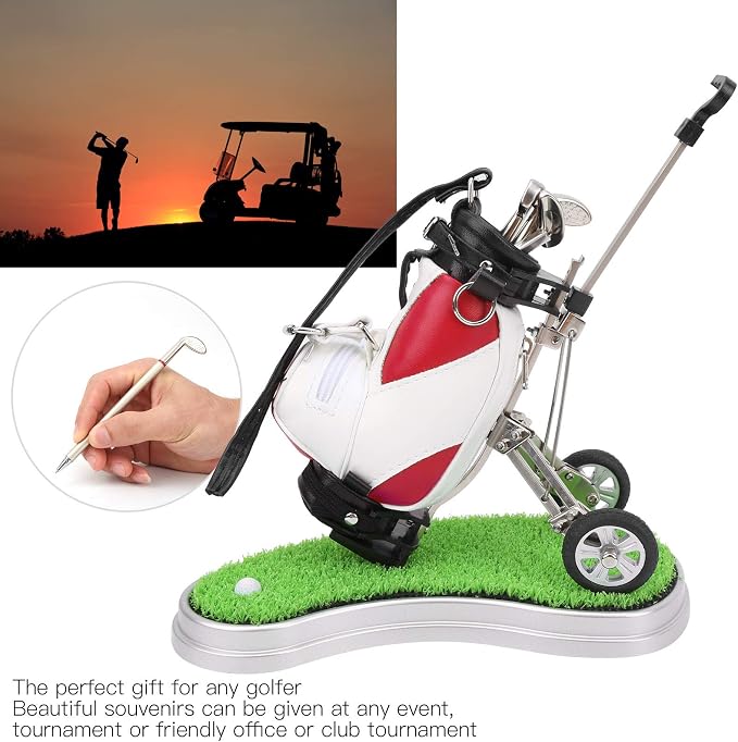 Golf Pen Set, Golf Bag Pen Holder - Image 2