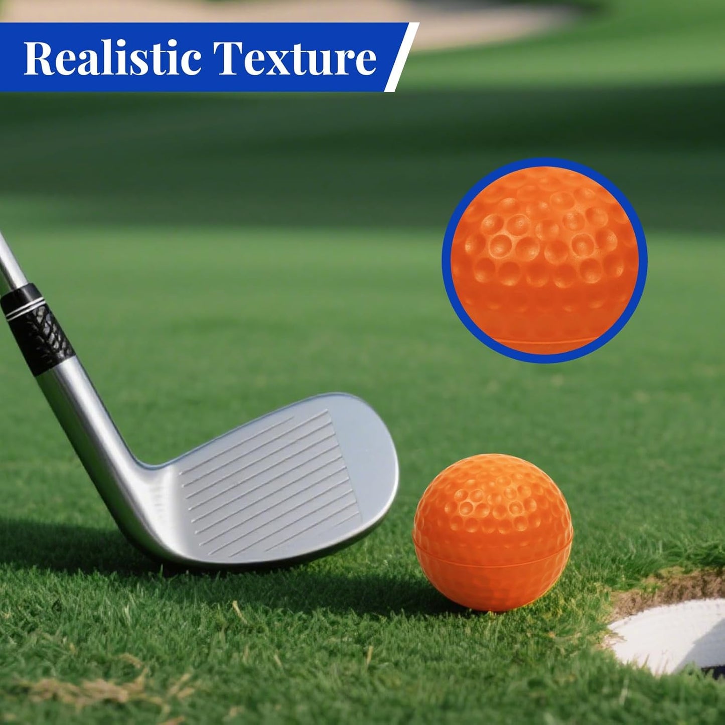 20 Pack Practice Golf Balls,41mm Foam Golf Balls,Limited Flight Design with Realistic Feel Durability,Perfect for Indoor or Outdoor Golf Training,Backyard Drills