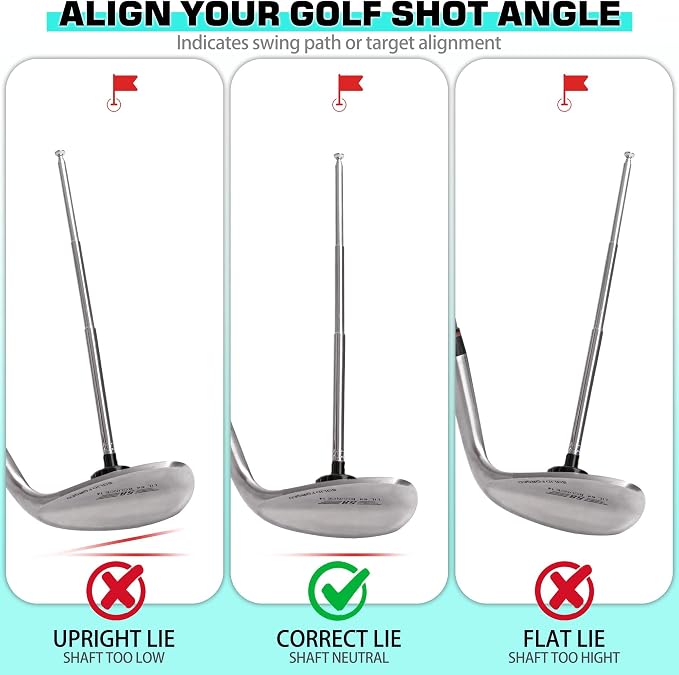 Golf Alignment Rods, 7 Length Adjustments - Image 4