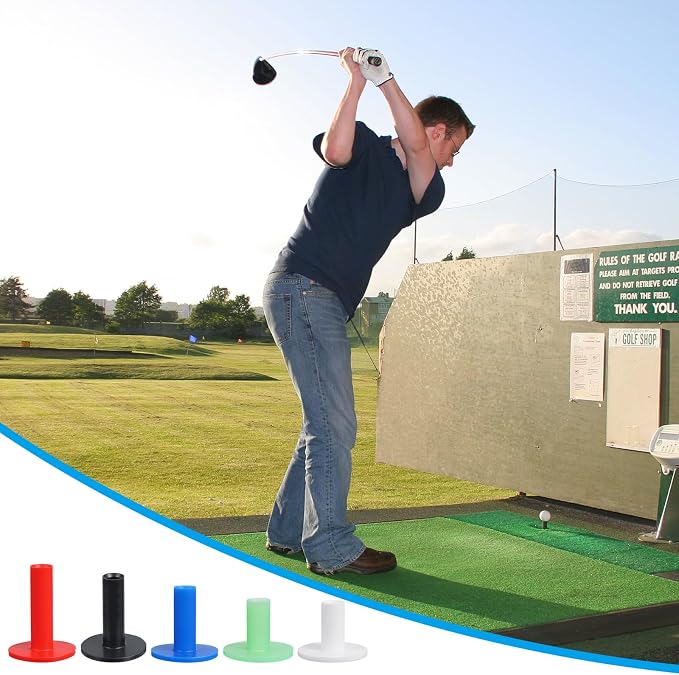 PATIKIL Rubber Golf Tees, Tall Practice Training Driving Range Tee Stable Ball - Image 4