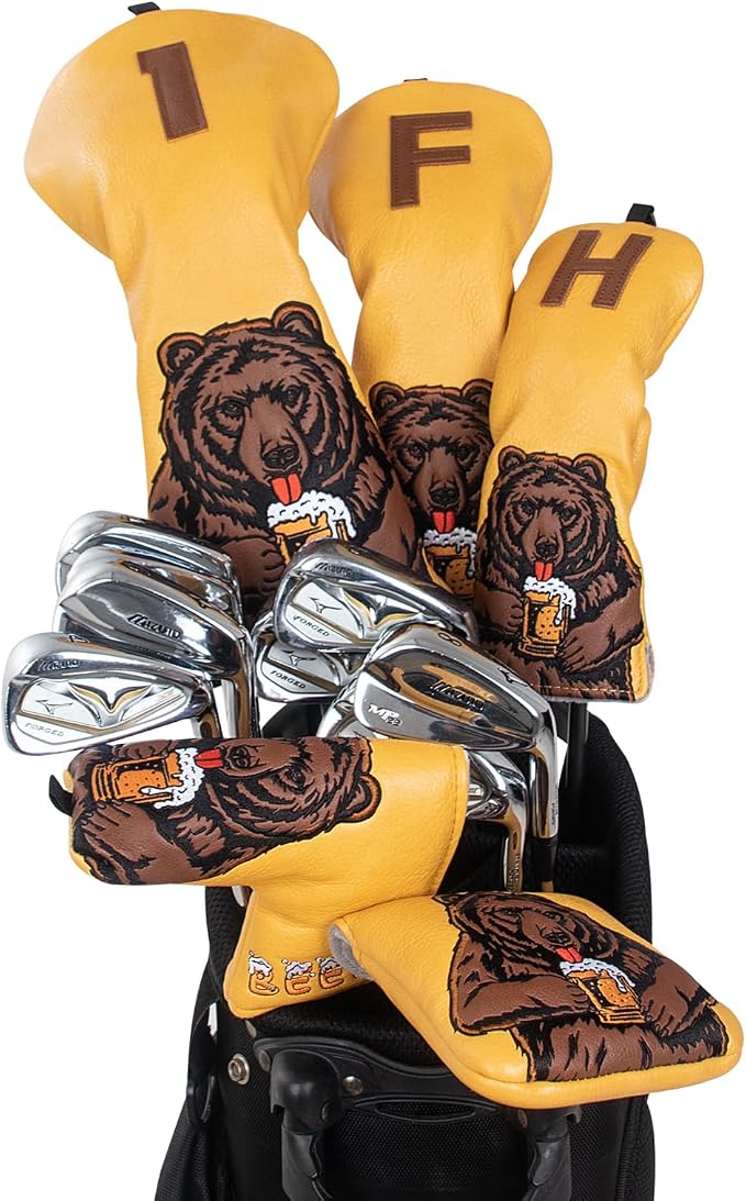 Golf Club Head Cover Golf Head Cover Driver Headcover Fairway Wood Headcover - Image 7