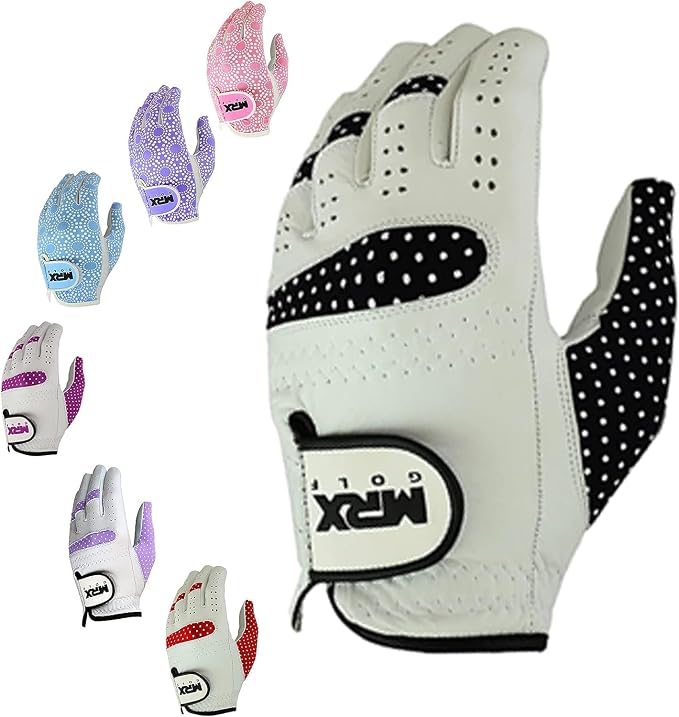 MRX Women Golf Glove Left Handed Golf Gloves Sweat Resistant Soft Cabretta by MRXBOXINGFITNESS
