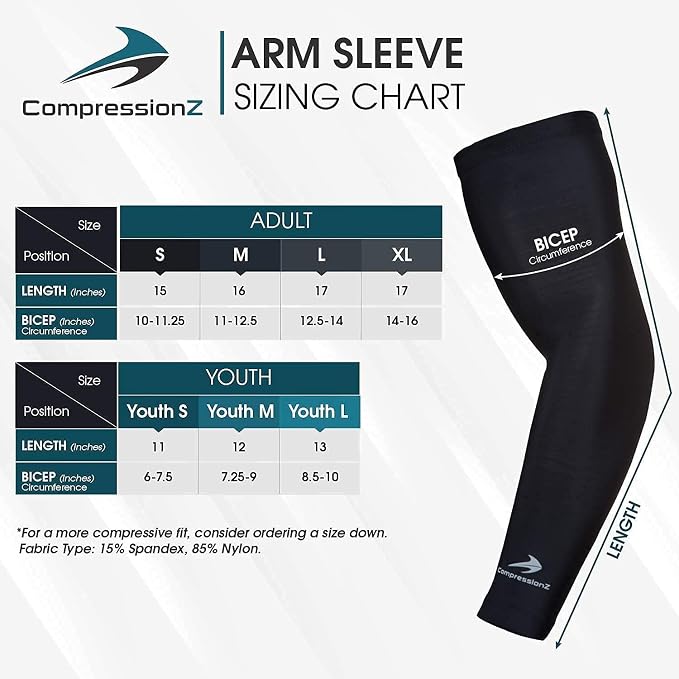 CompressionZ Compression Arm Sleeves - Image 7