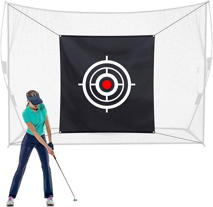 Golf Target Cloth for Net Replacement Golf Hitting Net Target by Halloscume