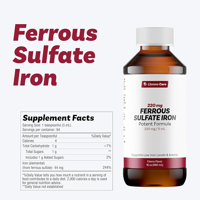 Ferrous Sulfate Liquid Iron Supplement - Image 2