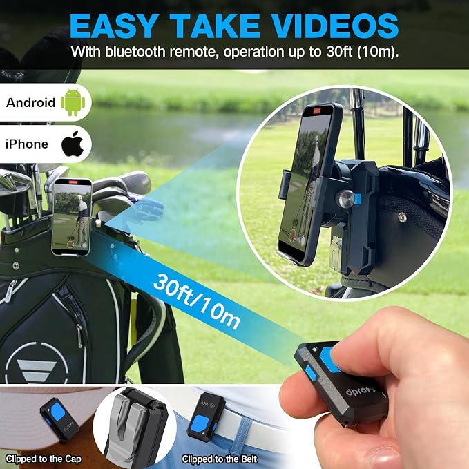 Dprofy Magnetic Golf Phone Holder, Golf Analyzer Accessories - Image 2