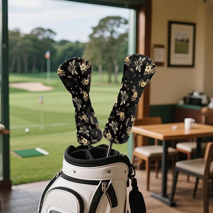 Golf Club Head Covers for Club Protective, Waterproof PU Leather Driver Fairway - Image 4