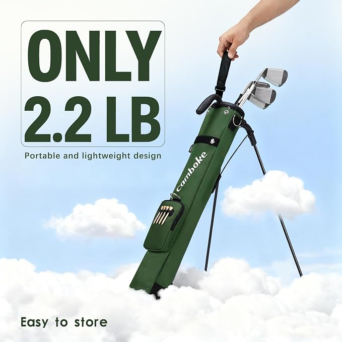 Lightweight Golf Stand Bag, Portable Golf Carry Bag - Image 3