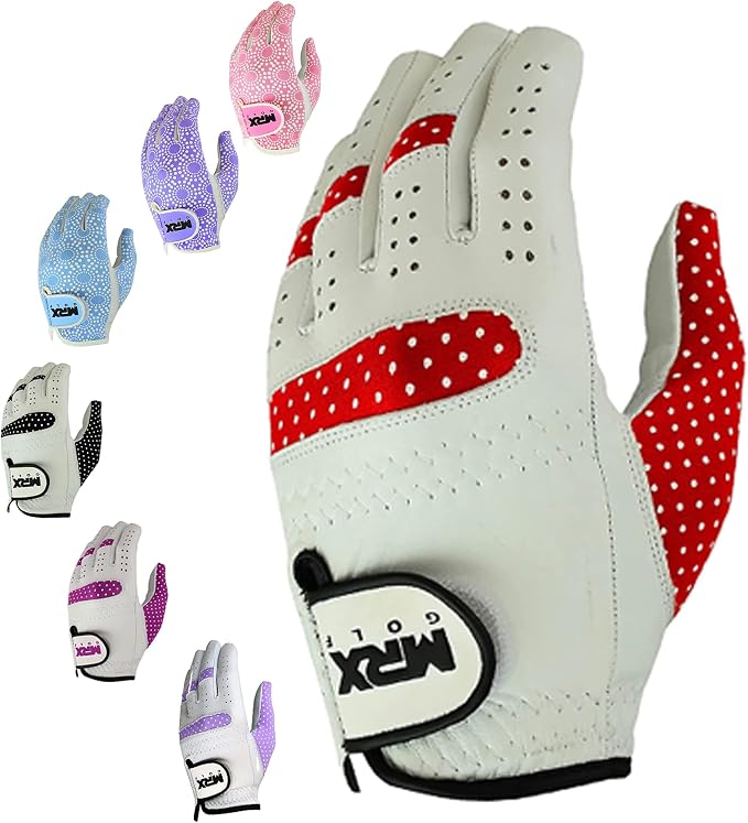 MRX Women Golf Glove Left Handed Golf Gloves Sweat Resistant Soft Cabretta by MRXBOXINGFITNESS